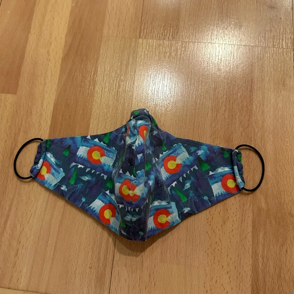 Colorado themed mens face mask